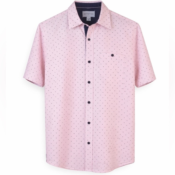 Daniel Hechter Other - Distortion Button Down Shirt Boys 14/16 – Pink.  Valentines Day Suave